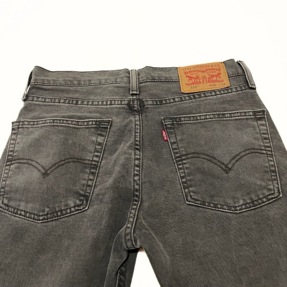 Levi's 510 Skinny Jeans - Washed Black, W28 L32 - Picture 4 of 8